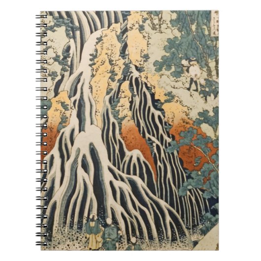 Waterval Kirifuri van Hokusai Notitieboek (Voorkant)