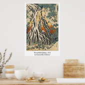 Waterval Kirifuri van Hokusai Poster (Keuken)