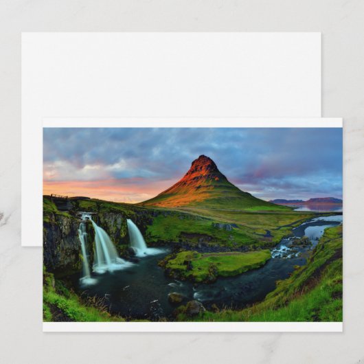 Waterval | Kirkjufall, IJsland Bedankkaart (Voorkant / Achterkant)