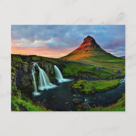 Waterval | Kirkjufall, IJsland Briefkaart (Voorkant)