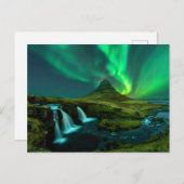 Waterval | Kirkjufellfoss Waterfall, IJsland Briefkaart (Voorkant / Achterkant)