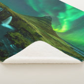 Waterval | Kirkjufellfoss Waterfall, IJsland Sherpa Deken (3/4)