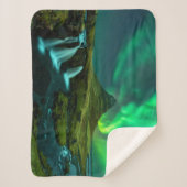 Waterval | Kirkjufellfoss Waterfall, IJsland Sherpa Deken (Voorkant)