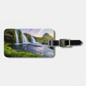 Waterval | Kirkjufellsfoss, IJsland Bagagelabel (Voorkant horizontaal)