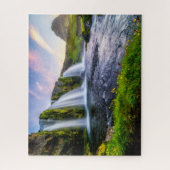 Waterval | Kirkjufellsfoss, IJsland Legpuzzel (Verticaal)