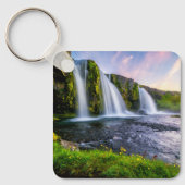 Waterval | Kirkjufellsfoss, IJsland Sleutelhanger (Voorkant)