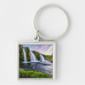 Waterval | Kirkjufellsfoss, IJsland Sleutelhanger (Voorkant)