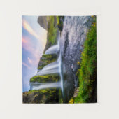 Waterval | Kirkjufellsfoss, IJsland Wandkleed (Voorkant)