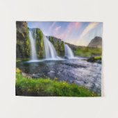 Waterval | Kirkjufellsfoss, IJsland Wandkleed (Voorkant (horizontaal))