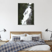 Waterval Kunstprint Shannon Falls BC Kunst Canvas Afdruk (Insitu (Slaapkamer))