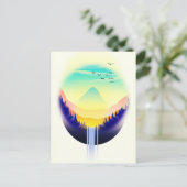 Waterval Landschap Briefkaart (Staand voorkant)