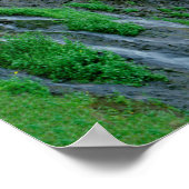 Waterval landschap, Californië Poster (Hoek)