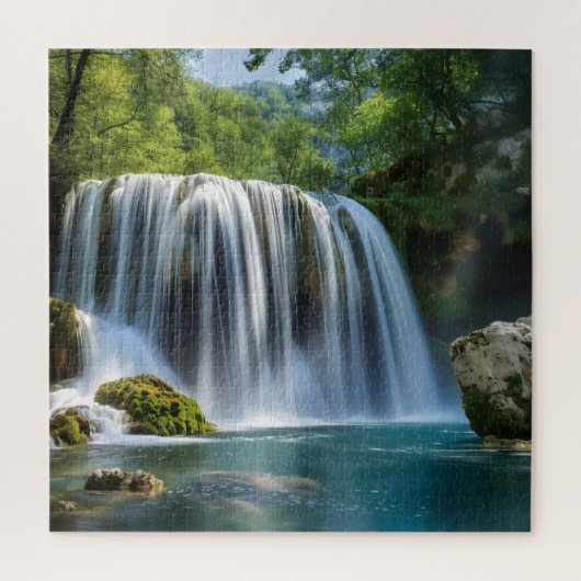 Waterval Landschap Legpuzzel (Verticaal)