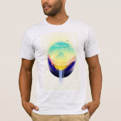Waterval Landschap T-shirt (Voorkant)