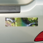 Waterval langs de weg naar Hana, Maui, Hawaii Bumpersticker (Op auto)