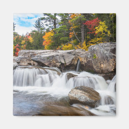 Waterval langs een bergrivier magneet