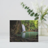 Waterval | Lente regenwoudewaterval Thailand Briefkaart (Staand voorkant)