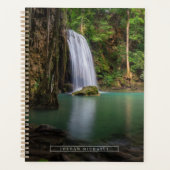 Waterval | Lente regenwoudewaterval Thailand Planner (Voorkant)