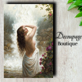 Waterval Maiden Decoupage Tissuepapier