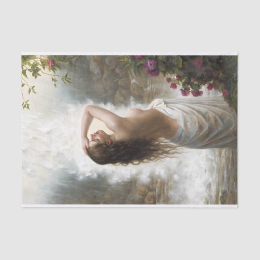 Waterval Maiden Decoupage Tissuepapier (Voorkant)