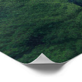 Waterval Majestueus mooi landschap Poster (Hoek)