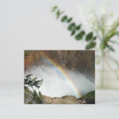Waterval met regenboog briefkaart (Staand voorkant)