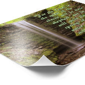 Waterval met Rev. 7:17 vers Foto Afdruk (Hoek)