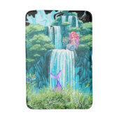 waterval met zeemeerminnen badmat (Voorkant Verticaal)