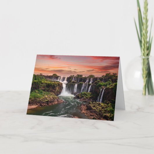 Waterval | Nationaal park Iguacu Kaart (Voorkant)