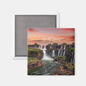 Waterval | Nationaal park Iguacu Magneet (Voorkant / Achterkant)