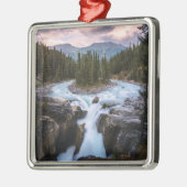 Waterval | Nationaal Park Jasper, Canada Metalen Ornament (Links)