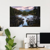 Waterval | Nationaal Park Jasper, Canada Poster (Thuiskantoor)