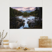 Waterval | Nationaal Park Jasper, Canada Poster (Keuken)