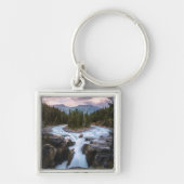 Waterval | Nationaal Park Jasper, Canada Sleutelhanger (Voorkant)