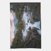 Waterval | Nationaal Park Jasper, Canada Theedoek (Verticaal)