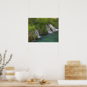 Waterval, Nationaal Park Plitvice Lakes en Poster (Keuken)