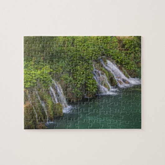 Waterval, Nationaal Park Plitvicemeren en Legpuzzel (Horizontaal)
