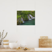 Waterval, Nationaal Park Plitvicemeren en Poster (Keuken)