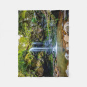 Waterval | Nationaal park Smokey Mountain Fleece Deken (Voorkant)