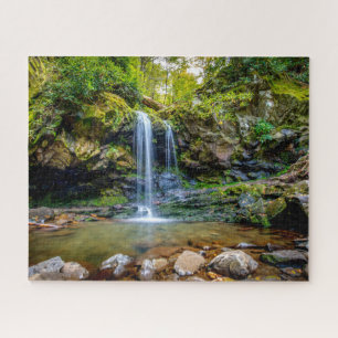 Waterval Nationaal park Smokey Mountain Legpuzzel