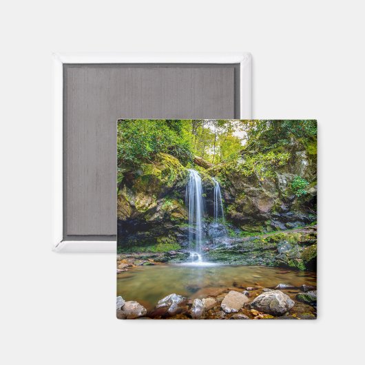 Waterval | Nationaal park Smokey Mountain Magneet (Voorkant / Achterkant)