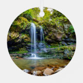 Waterval | Nationaal park Smokey Mountain Metalen Ornament (Achterkant)