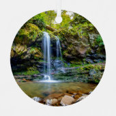 Waterval | Nationaal park Smokey Mountain Metalen Ornament (Voorkant)