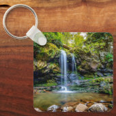 Waterval | Nationaal park Smokey Mountain Sleutelhanger (Voorkant)