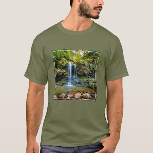 Waterval | Nationaal park Smokey Mountain T-shirt (Voorkant)