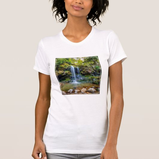 Waterval | Nationaal park Smokey Mountain T-shirt (Voorkant)