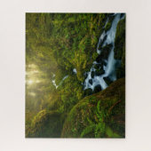 Waterval | Nationaal park van de Olympische Spelen Legpuzzel (Verticaal)