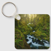 Waterval | Nationaal park van de Olympische Spelen Sleutelhanger (Voorkant)