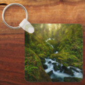Waterval | Nationaal park van de Olympische Spelen Sleutelhanger (Voorkant)
