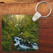 Waterval | Nationaal park van de Olympische Spelen Sleutelhanger (Achterkant)